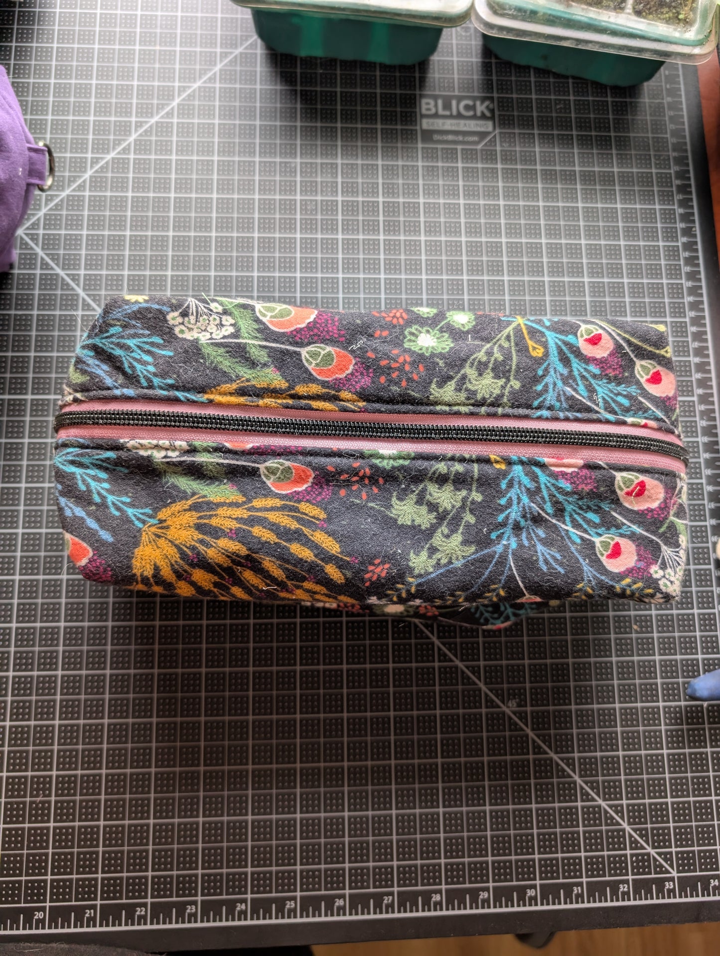 Anything bag - Flannel night flowers