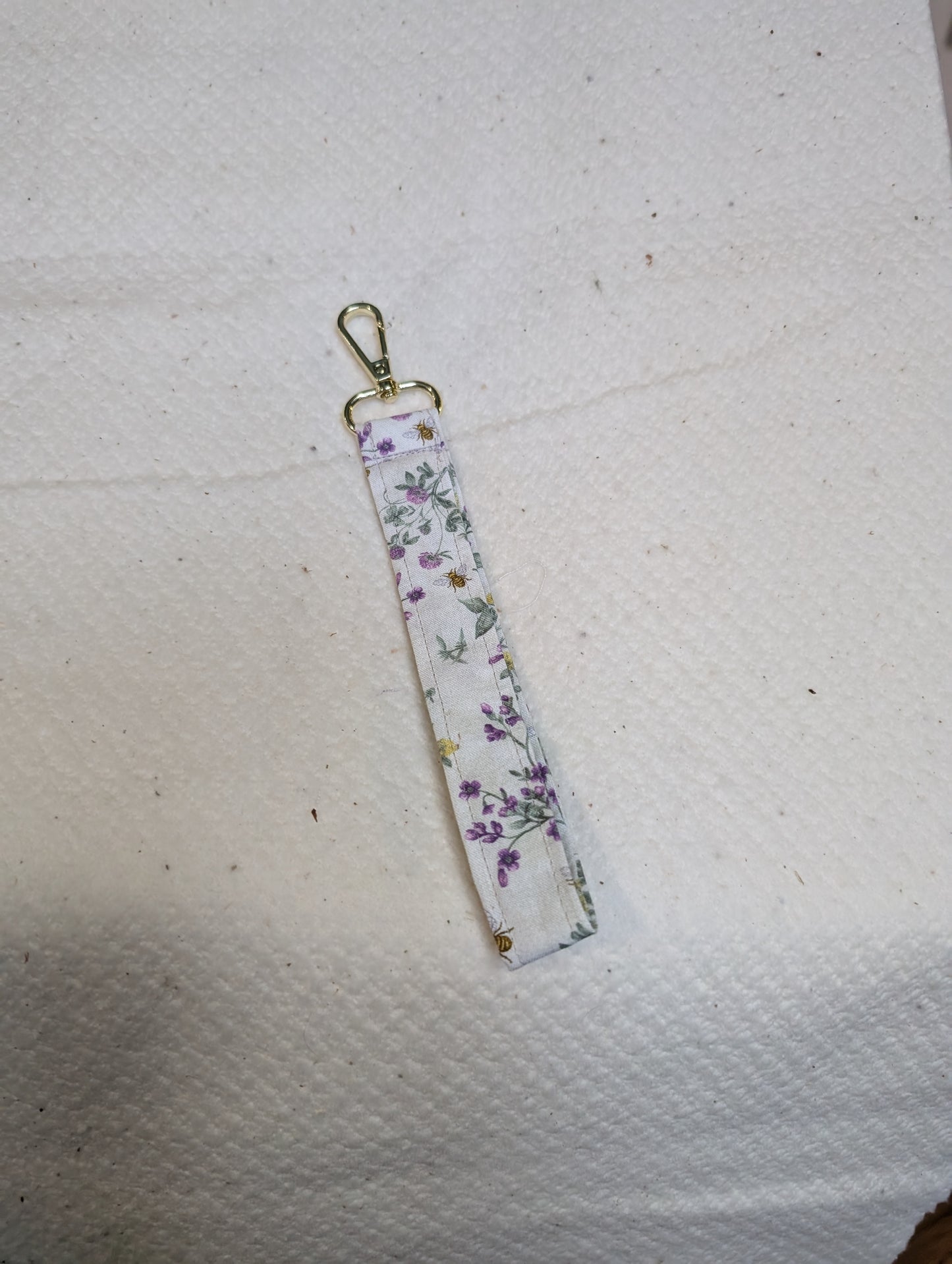 Floral Wristlet strap