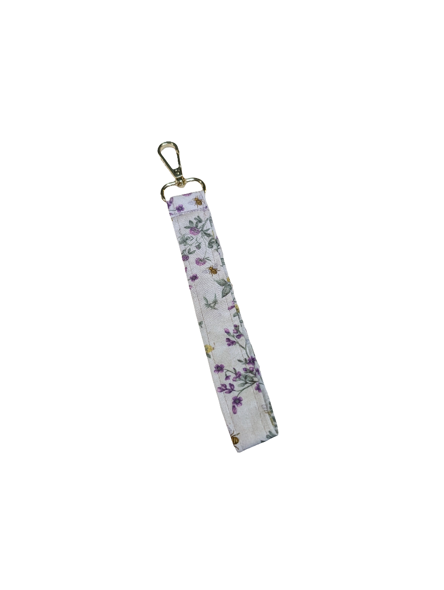 Floral Wristlet strap